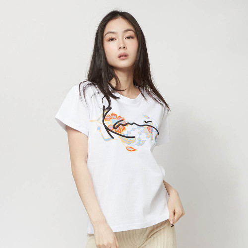 Karl Kani Γυναικεία κοντομάνικη μπλούζα Signature Flower Tee